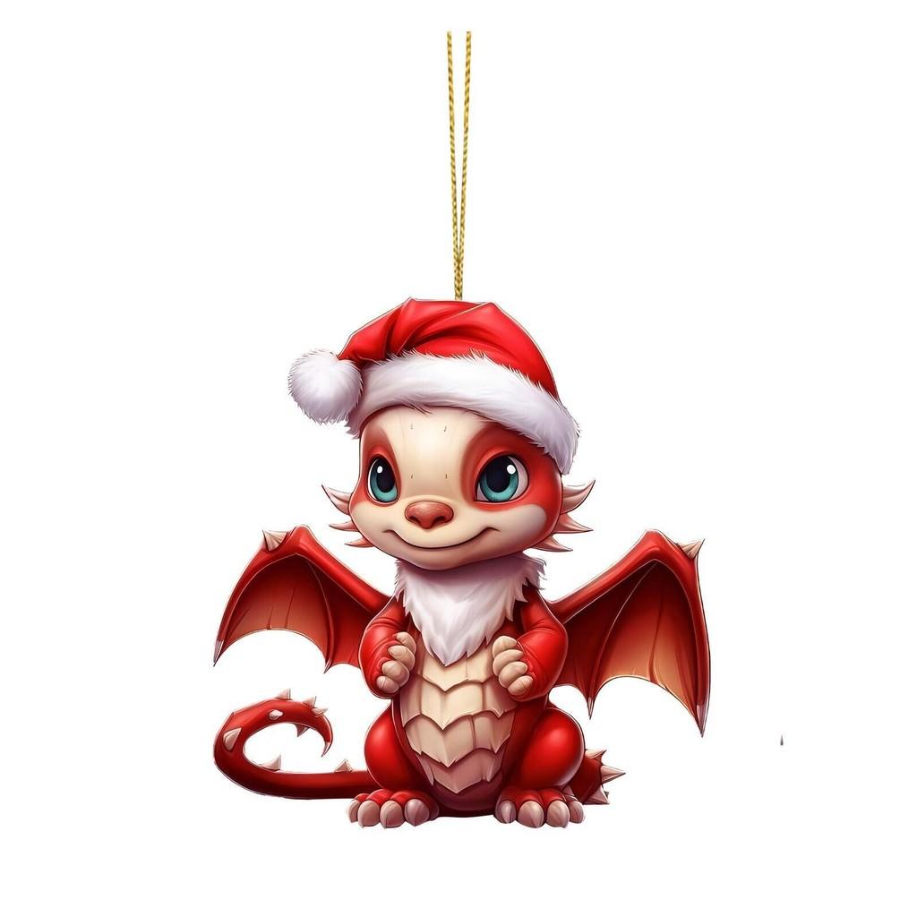 Acrylic Dragon Festive Car Accessories For Charming Christmas Home Decorations