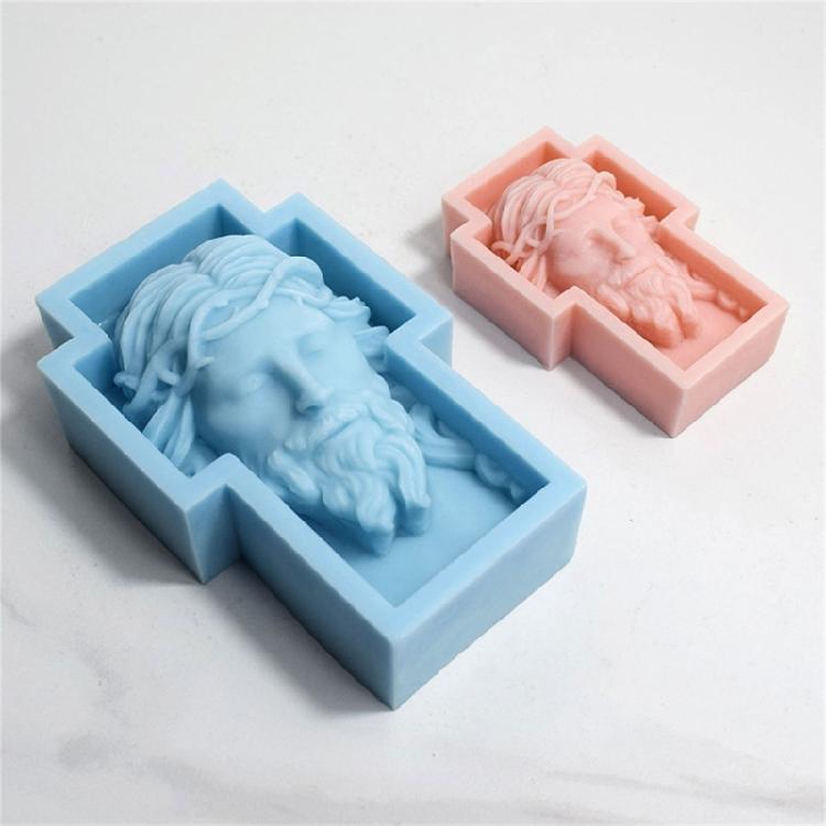 Silicone Resin Molds Convenient Soap Making Molds Craft Unique Portrait Candle