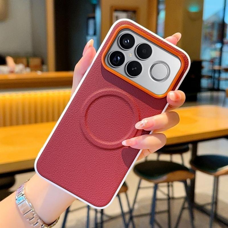 Äriasja Šokikindel PU Nahast Tekstuuriga Telefoniümbris Xiaomi POCO F9 Ultra F9 Pro F8 jaoks Sõrmejäljevastane Õhuke Tõstetud Kaamerakaitse Kate