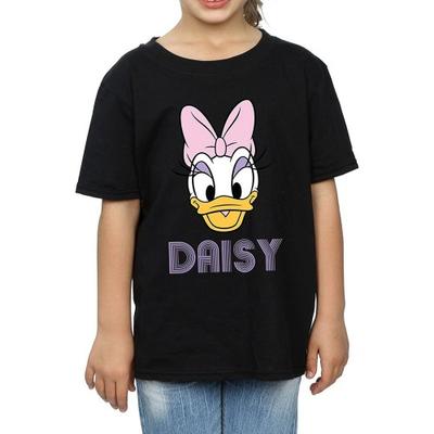 Mädchen-T-Shirt aus Baumwolle mit Daisy-Duck-Gesicht
