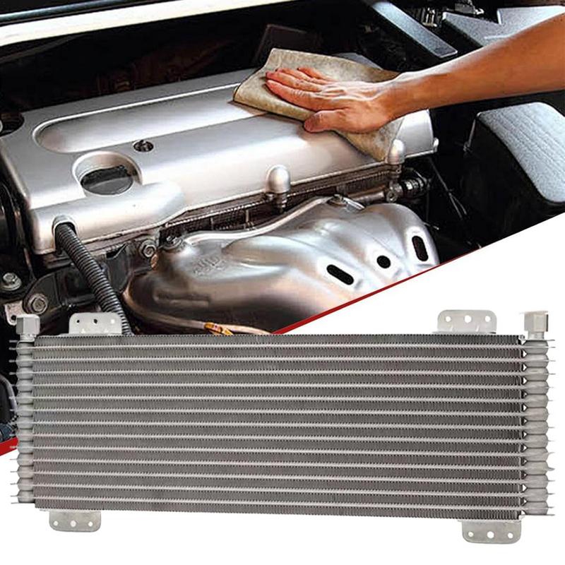 Transmission Cooler Kit 40K Transmission Cool Oil Cooler Kit Heavy Duty 40 000 Gvw Max Car Trans Cooler With Mounting Hardware