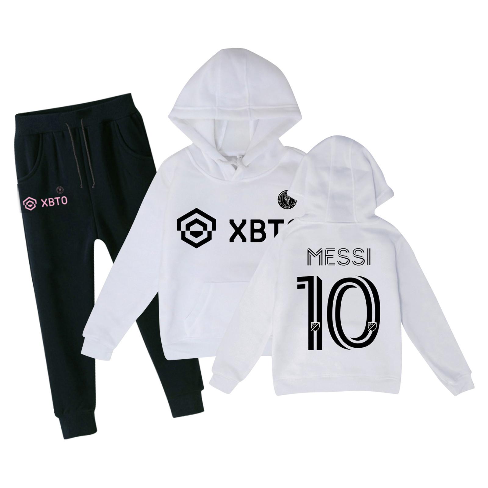 

Толстовки с длинными рукавами и штаны с принтом для мальчиков и девочек, комплект из 2 предметов, милый свитшот, топы с аниме для девочек-подростков, комплект детских толстовок с капюшоном для детей от 3 до 14 лет 90 белый