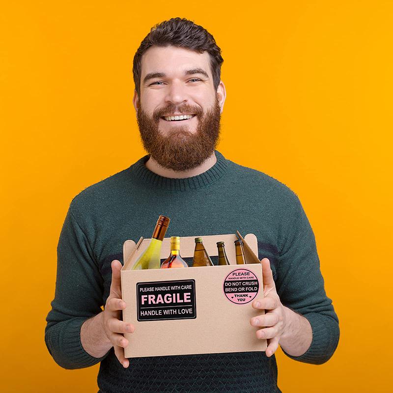 

30 листов хрупких наклеек для отправки складывающихся или сложенных наклеек этикетки не для прямой доставки почтовые конверты коробки