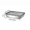Internet Celebrity Thickened Stainless Steel Multi-purpose Plate Set