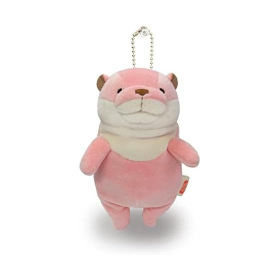Shinada Global Mochi Series Mochi Otter Peach (mini) 7514cm Stuffed Otter Animal MOKW-0088PC