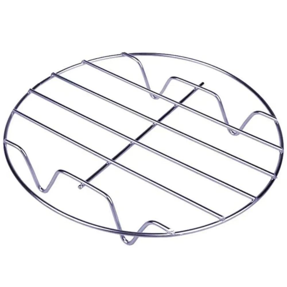 1Pcs Steaming Rack New Stand Basket Steaming Rack Stainless Steel Kitchen Tool Steaming Tray Multi Size Multifunction Bowl Pot шоколадный