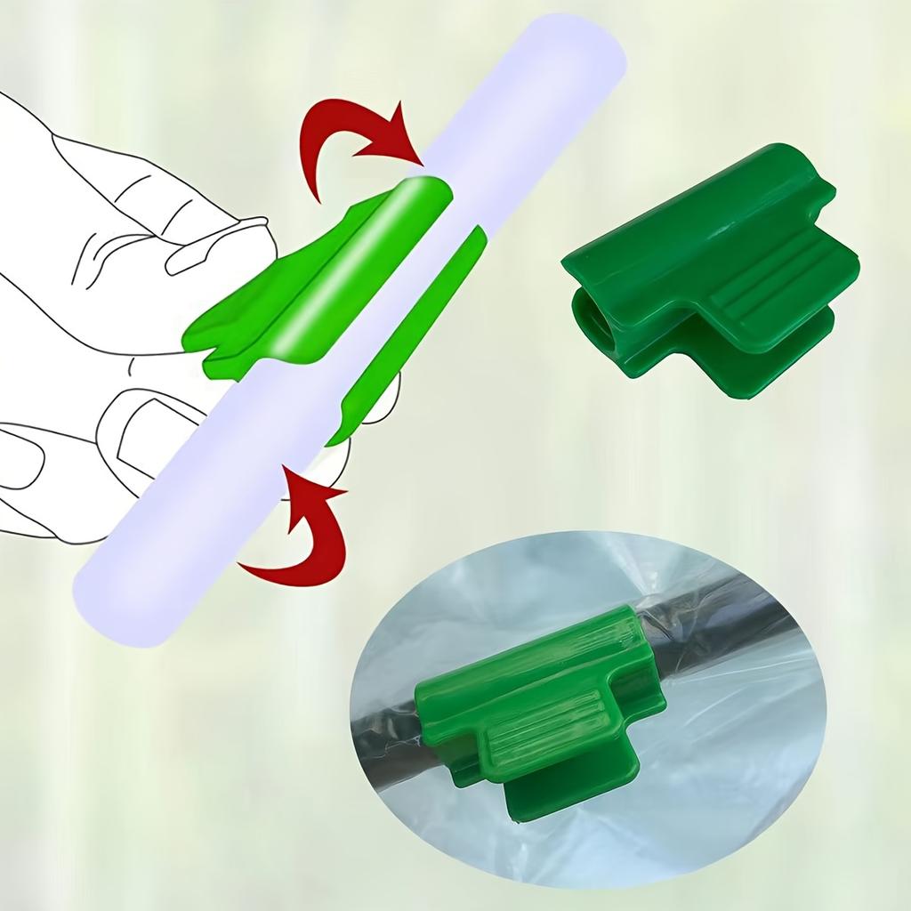 Gartenbauliche Gewächshausfolienklemme, Pflanzenklettergerüst, Isolationskeimling, kleiner Bogenschuppen, Schmetterlingsfolienklemme
