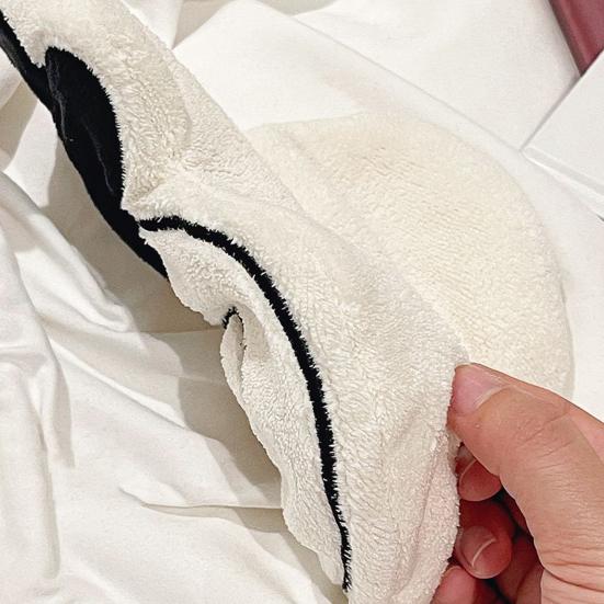 Absorbent Hand Towel Thickened Hand Dry Towel with Loop Hanging Hand Drying Puff Kids Dry Towel for Kitchen Bathroom