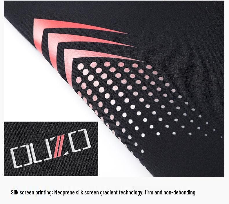 OUZO 7mm Men's One-Piece CR Elastic Wetsuit for Cold-Proof Diving, Surfing, and Winter Swimming.