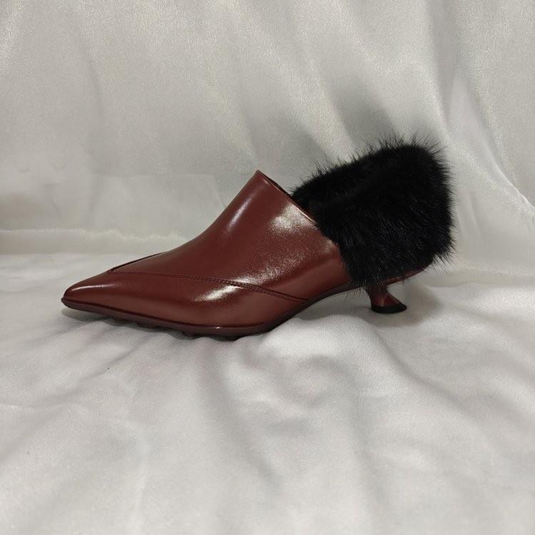 

Fashion The Wine-red Pointed-toe Women s Shoes Are Versatile and Slimming. The 2025 New Style of Fashionable Deep-toe High Heels 40 вина червоного кольору