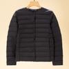 Womens Short Down Jacket V-Neck Long Sleeve Lightweight Warm Winter Coat Plus Size