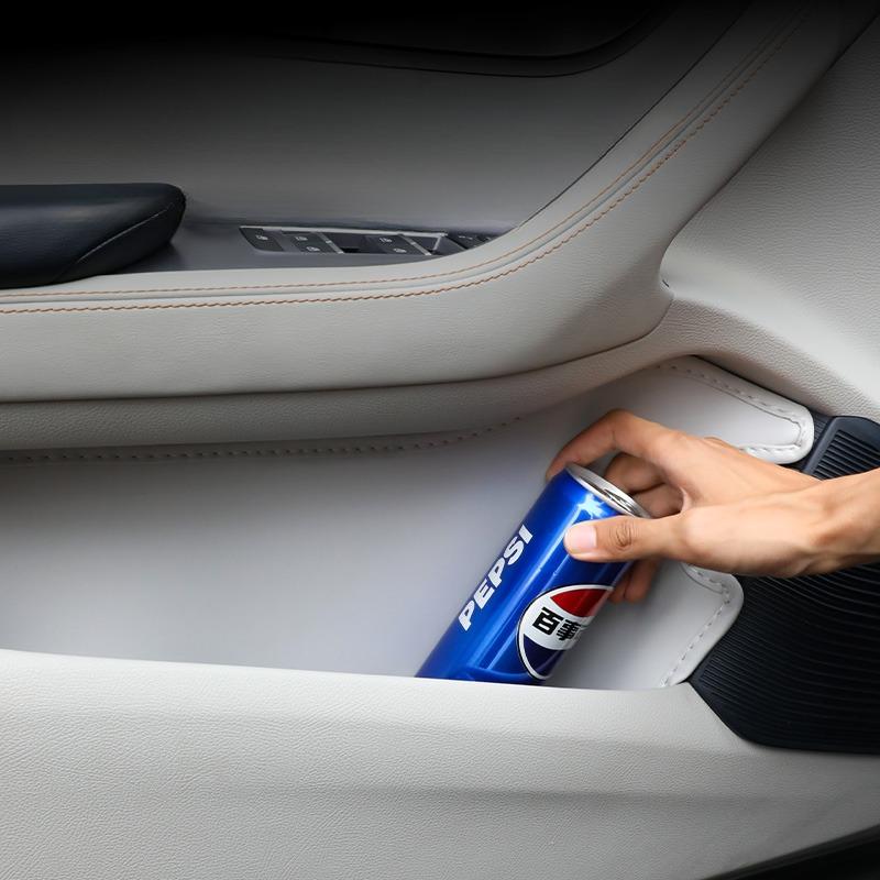 For Lynk & Co 06 2020-2026 Car Door Slot Protective Pad Leather Waterproof door groove Mat Storage Barrel Interior Accessories