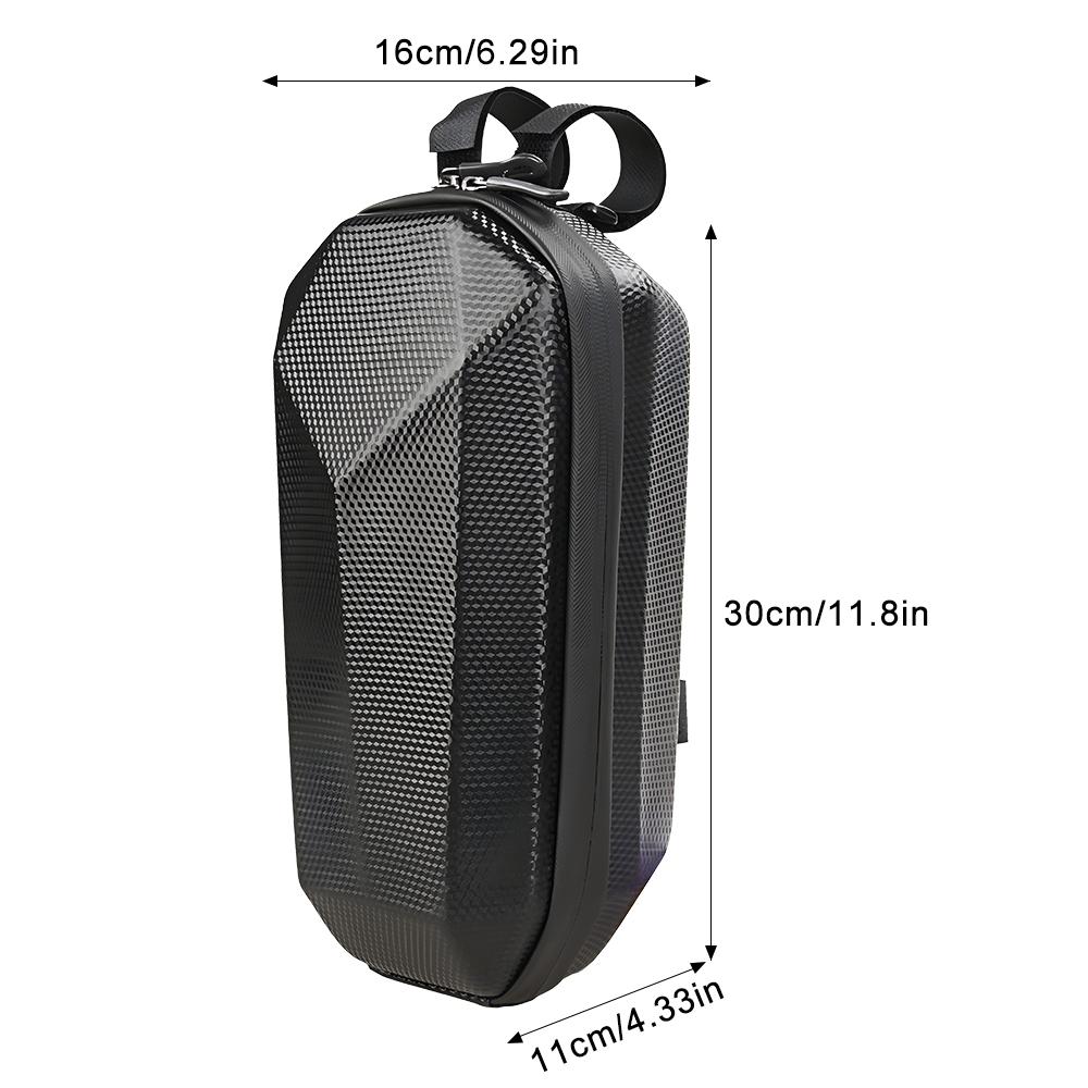 Bicycle Handlebar Bag Portable Hard Shell Bike Front Bag Large Capacity Hanging Storage Box for Electric Scooter Easy to Install