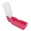 300ml Dog Water Bottle Automatic Hangable Pet Water Dispenser Bottle for Pet Dogs Cats Pink