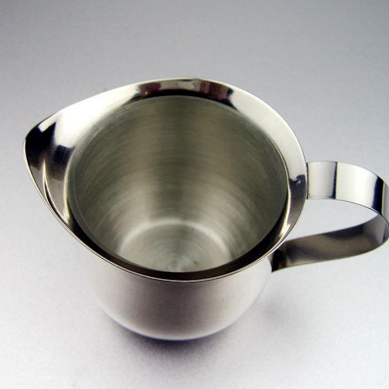 High-quality Stainless Steel Milk Foam Cup with Handles and Multi Size Optional, Suitable for Family 60ML/90ML/150ML