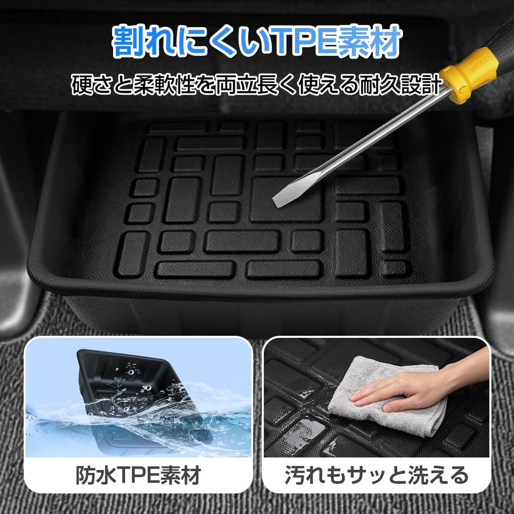 GIMUYA Passenger Seat Under-Storage Tray for Honda N-BOX JF4 JF5 JF6 Direct from Japan