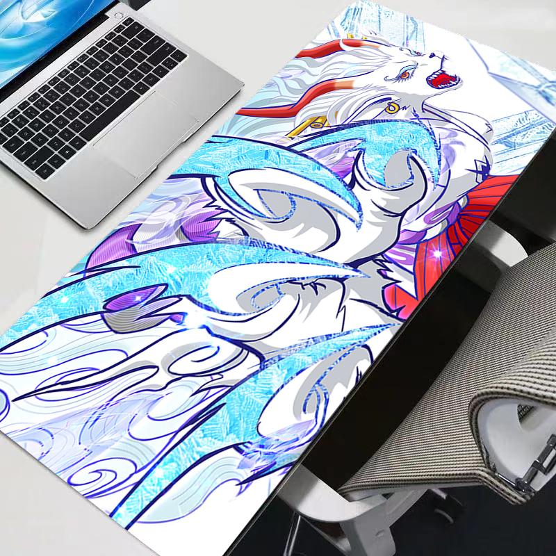 Extra Gaming New Mouse Pads Big Yamato Computer One Piece Gamer Laptop Keyboard Carpet Mouse Mat Nonslip Rubber Table Rug