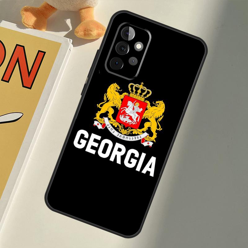 Georgia Flag For Samsung Galaxy A26 A16 A06 A56 A36 A05 A22 A32 A52 A54 A34 A14 A55 A15 A53 A33 A35 Case