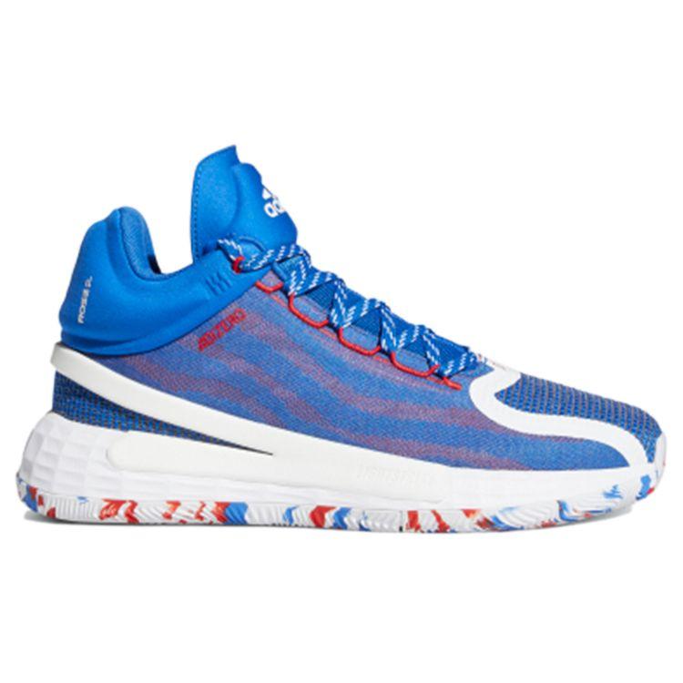 Adidas D Rose 11 Fast Dont Lie - Adidași Albastri pentru Bărbați Scarlet Cloud-White FX6561