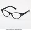 Vintage Glasses for Adult and Kids with Rhinestones Unisex Nerd Styles Clear Lens Glasses for Cosplay Costume Party