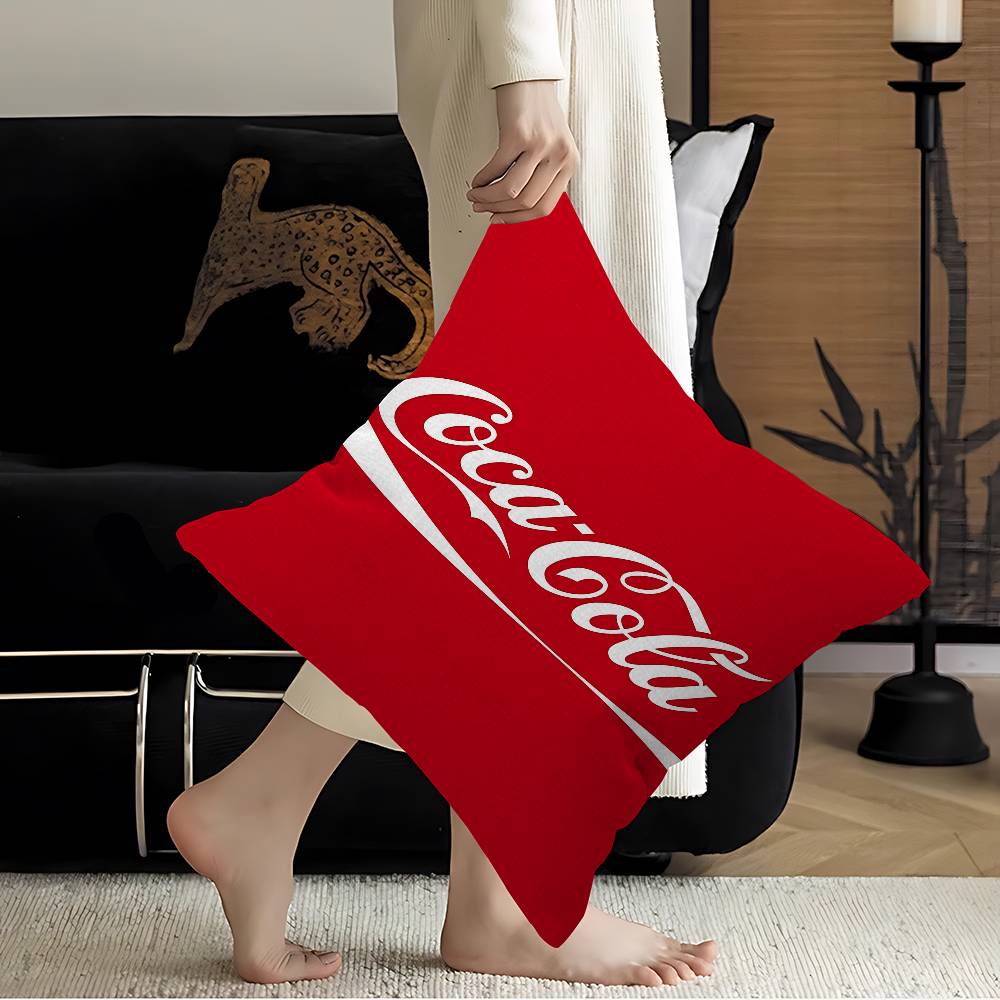 

Cocacola Vintage Pillow Gift Home Office Decoration Bedroom Sofa Car Cushion Cover Case 45x45 30x30 cm