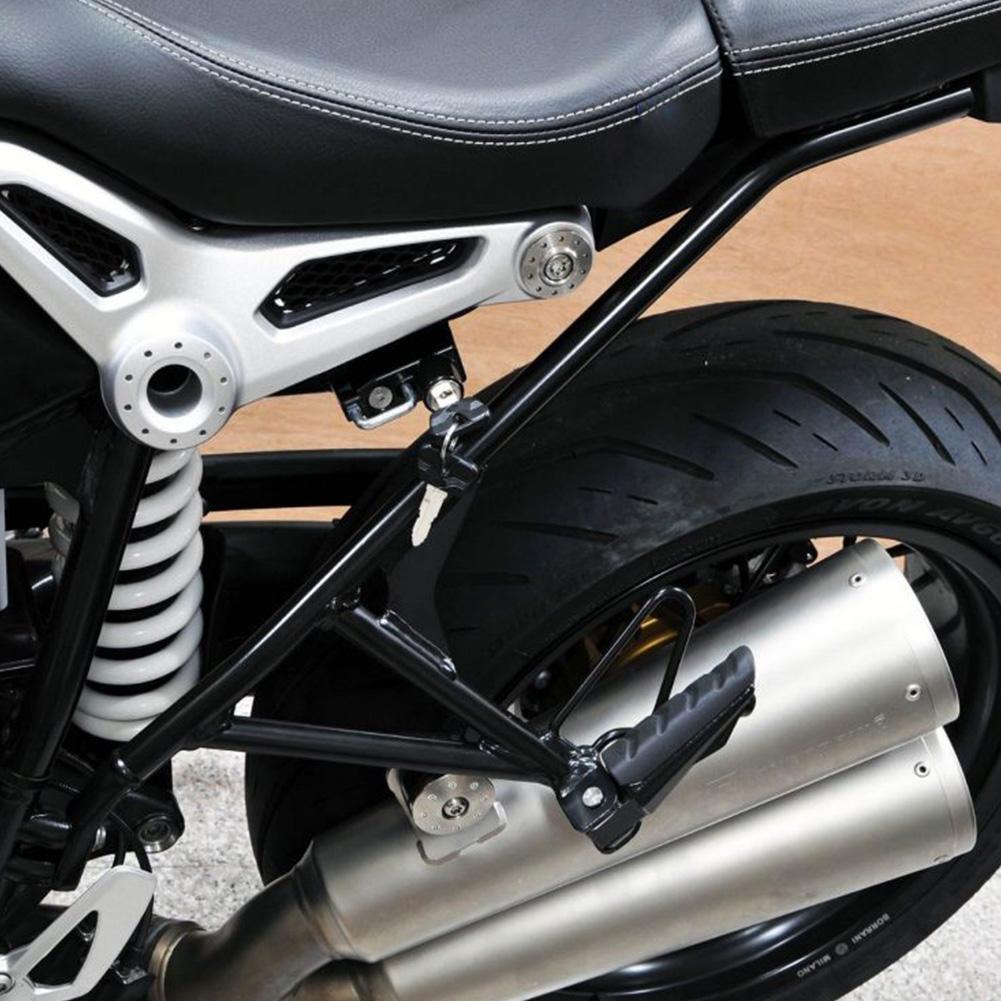 Motorcycle Helmet Hook Helmet Holder Aluminum Alloy Compact   Size with Mounting Hardware and 2 Buttons for R Nine T   2014-2016