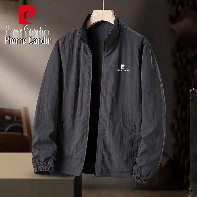 

Pierre Cardin Men s Stand Collar Casual Jacket 5XL