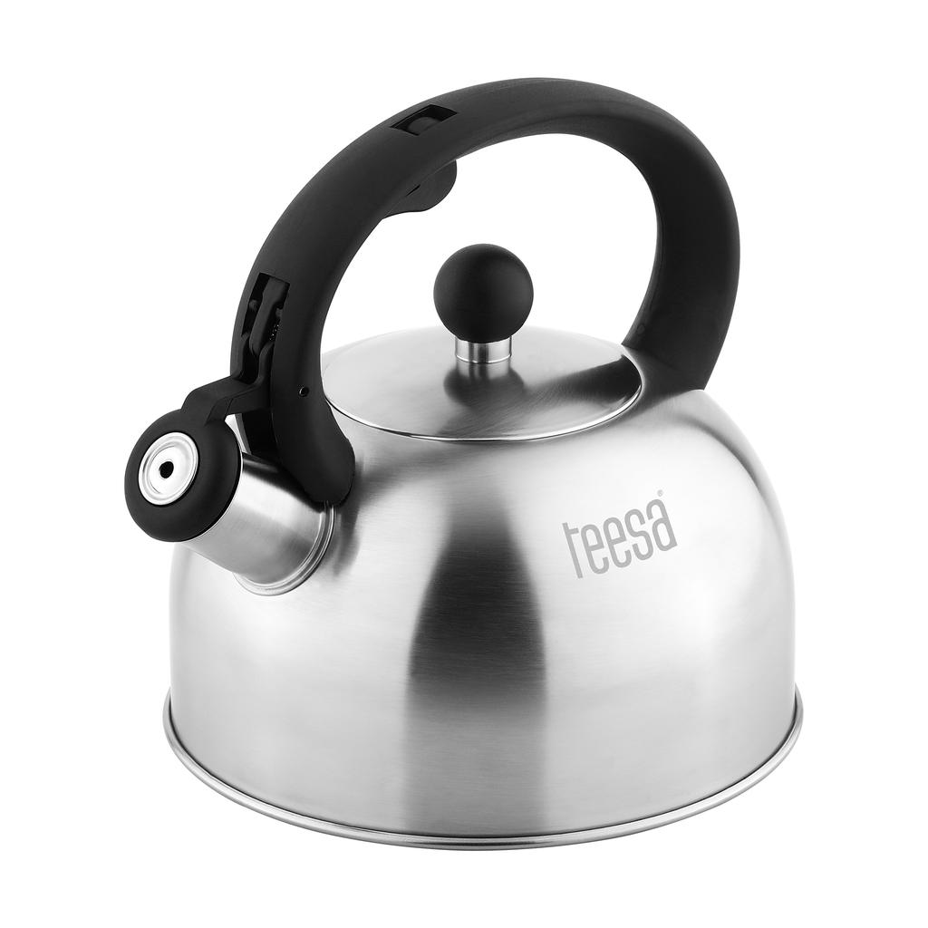 Teesa stainless steel kettle with whistle 2L gas induction