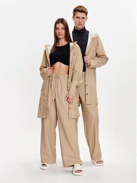 RAINS Unisex Long Jacket (12020) Sand