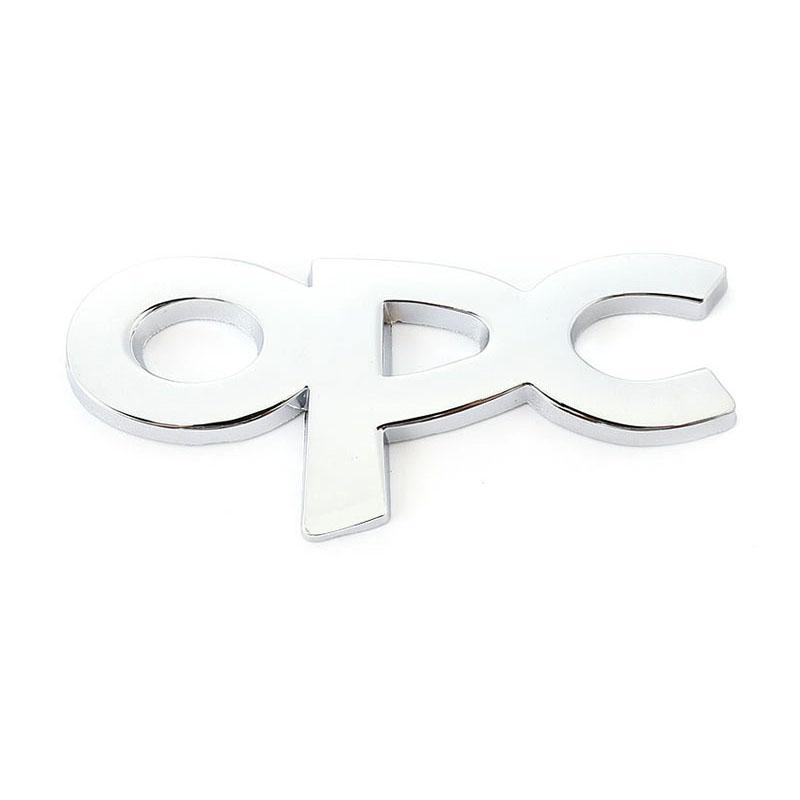 Crjhv7 Metal Car Sticker Badge Emblem Front Hood Grille Decal for Opel OPC Logo Astra H G J K F Zafira a B Corsa B C D Mokkav Insignia