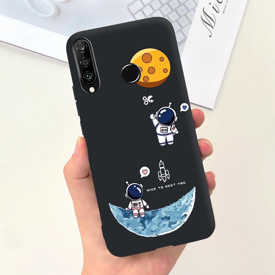 For Huawei P30 Lite Case Cute Dinosaur Cartoon Cover Soft TPU Phone Case For Huawei P30 Pro P 30 Lite P30Lite Shell Fundas Coque