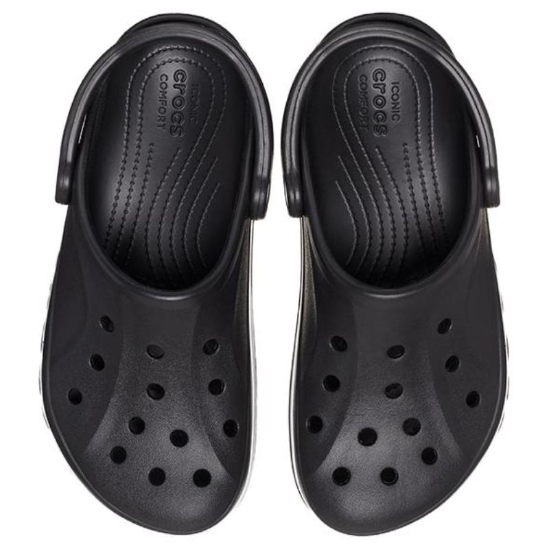 Crocs Bayaband Clogs Comfortable Casual Hole Shoes Unisex Black