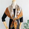 Hangzhou Silk Scarf Women's Spring and Autumn Korean Version Versatile 111 Satin Square Scarf Mulberry Silk Scarf Shawl