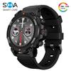 Sports Smart Watch Bluetooth Calling 5ATM Waterproof Compass Altimeter Barometer SOS Health Fitness Tracker