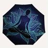 Lotus Meditation: A Peaceful Yoga Pose for Inner HarmonyUmbrella, Portable 3-Fold Compact Umbrella,Christmas Gift ES399
