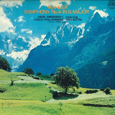 LP Record HANS SWAROWSKY CZECH PHILHARMONIC Mahler Symphony No.4 In G Major OQ7244S SUPRAPHON 1975 Japan Classical Used