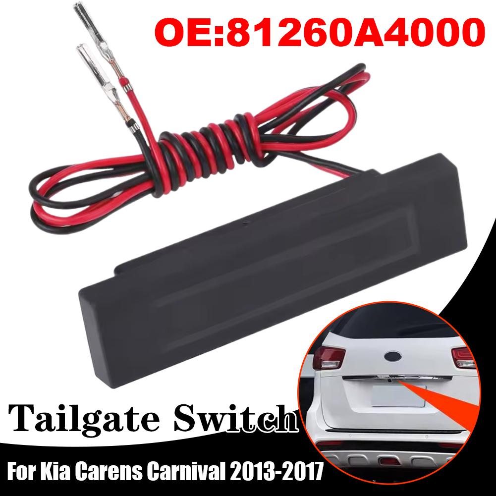 1pcs Rear Trunk Lock Boot Release Switch Opening Button ABS 81260A4000 Tailgate Switch for KIA Carens Carnival 2013-2017 Re Y1U1