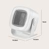 Desktop Electric Heater with Handle Quiet Portable Patio Heater Winter Warm Air Blower Mini Fan Heater for Room Home Office