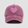 Sweet Heart Printed Visor Baseball Cap  For Man Women Hiking Fishing Vacation
