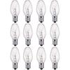 7 Watt Night Light Bulbs and Salt Lamps Replacement Bulbs,C7/7 Watt/120 V/45 Lumen,E12 Candelabra Base Light Bulbs,Warm White - Dimmable,12 Pack
