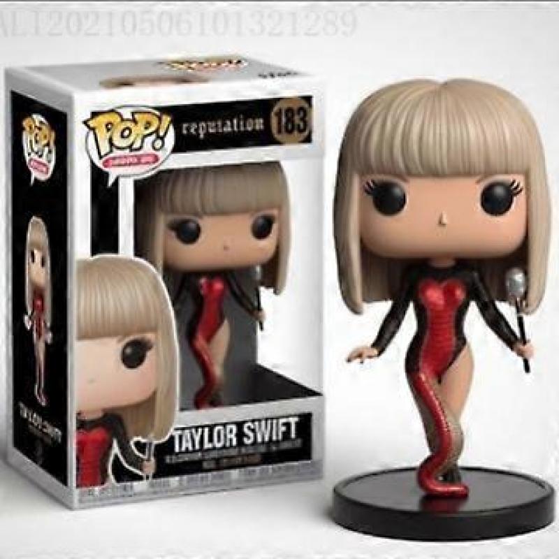 Taylor Swift Harz Großkopf Puppe Ornament Cartoon Schreibtischdeko Zuhause Wohnzimmer Arbeitszimmer Dekoration Geburtstagsfeier Geschenk