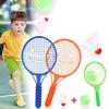 Kids Plastic Sports Racket Safe Toy Tennis Racket Set Badminton Racket Set For Hand Eye Coordination