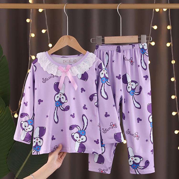 Girls' My Melody Princess Pajama Set - Long Sleeve, Cartoon Design for Spring and Autumn