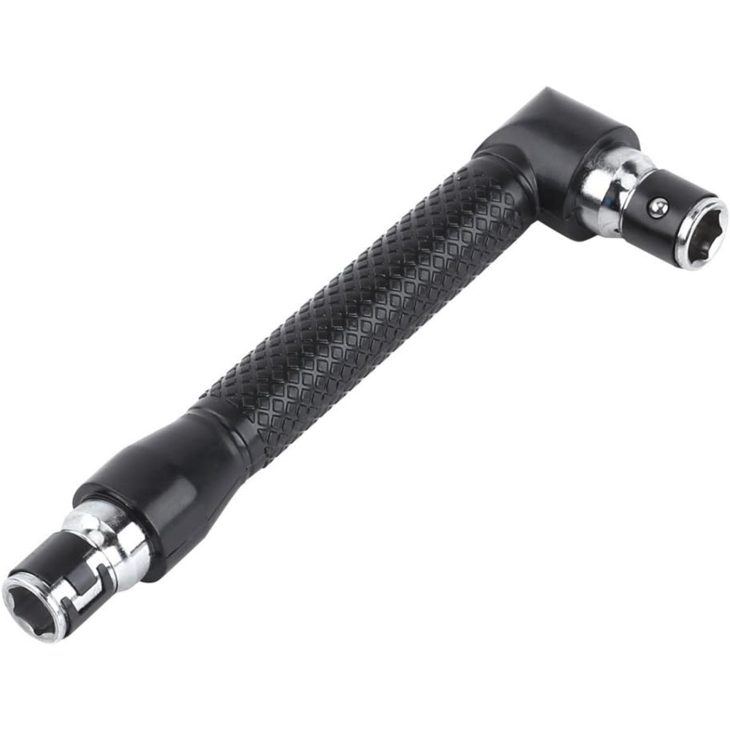 

Hex Socket Wrench L-Shape, 1/4 Inch Double Head Wrench for Screwdriver Bits Hand Tool C1