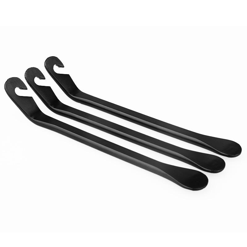 Set da 3 pezzi Leva per pneumatici da bicicletta Mountain bike Leva in metallo Leva per pneumatici esterni Attrezzo per rimuovere la leva per pneumatici Strumento per la riparazione delle ruote della bicicletta