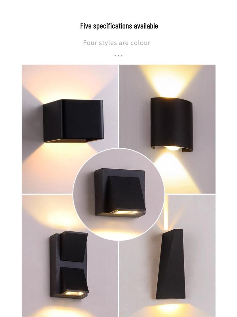 2025 Sleek LED Wall Lamp: Waterproof Bedside, Living Room, Outdoor & Entrance Decor