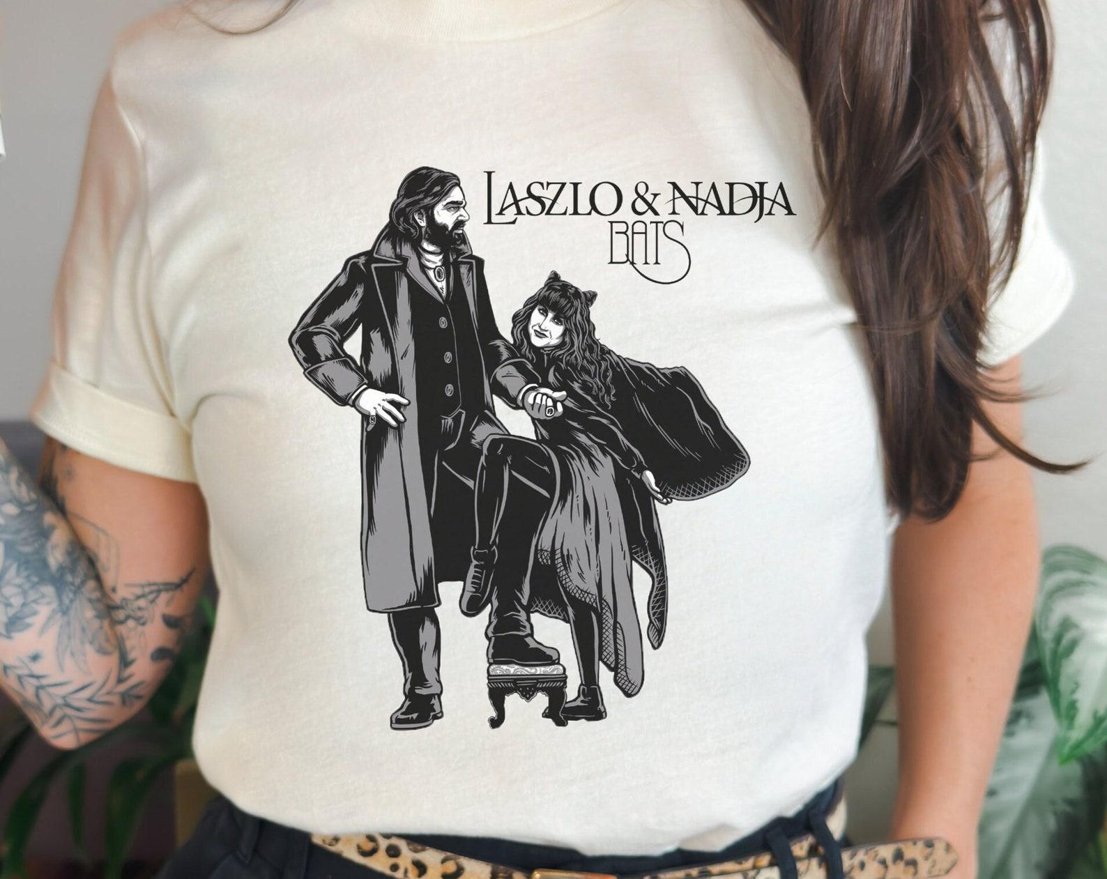 What We Do in the Shadows Shirt - Laszlo & Nadja - Unisex Jersey Short Sleeve Tee XL