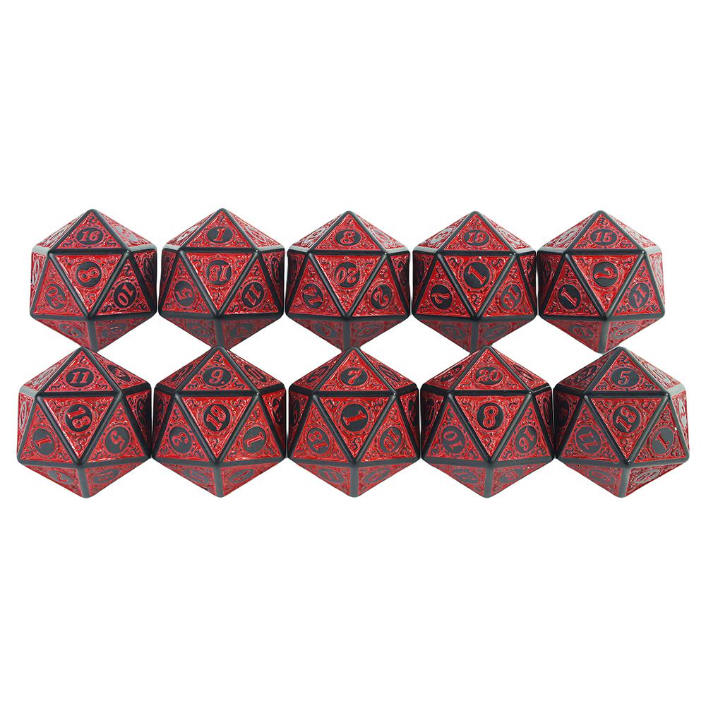 DND D20 Dice 10pcs Polyhedral Dice for Table Board Roll Playing Games