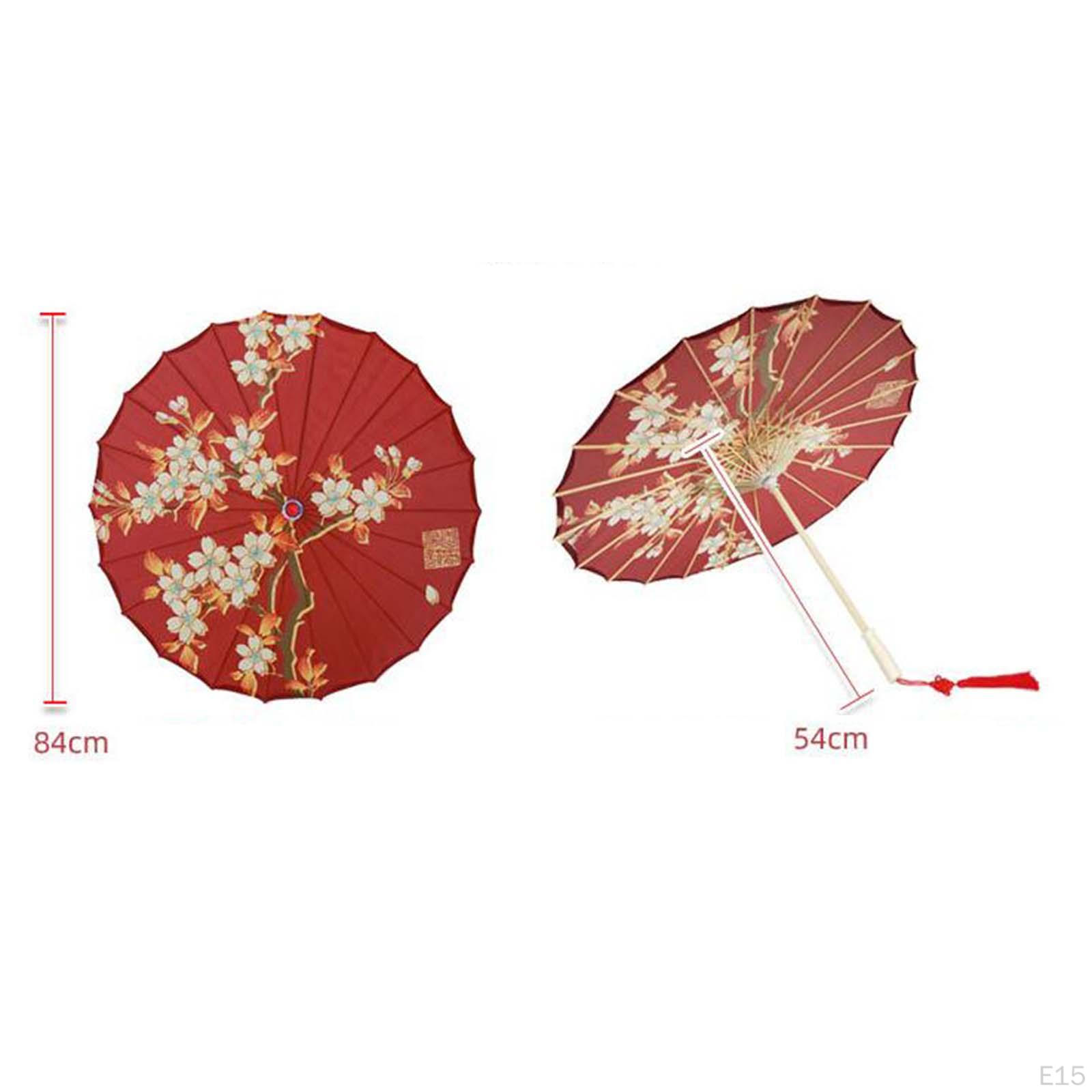 Китайский промасленный бумажный зонтик — фото 9