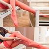Silk Transparent Multicolor Thigh High Stockings Women Lace Top Over Knee Socks See Through Hosiery Lingerie Clubwear